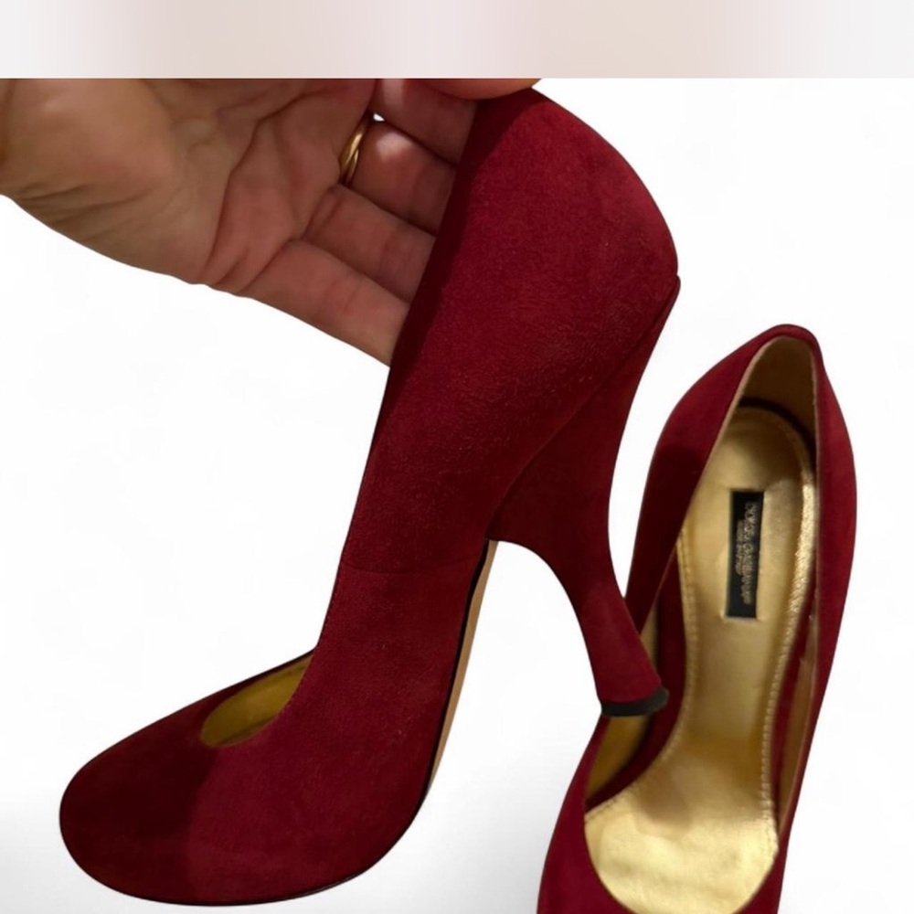 Dolce & Gabbana Burgundy Heels